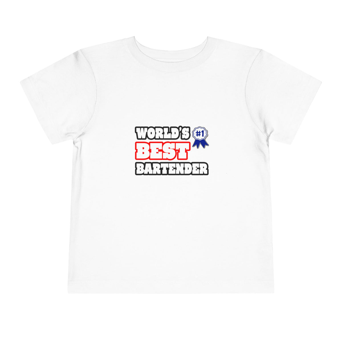 World's Best Bartender - Toddler Short Sleeve Tee
