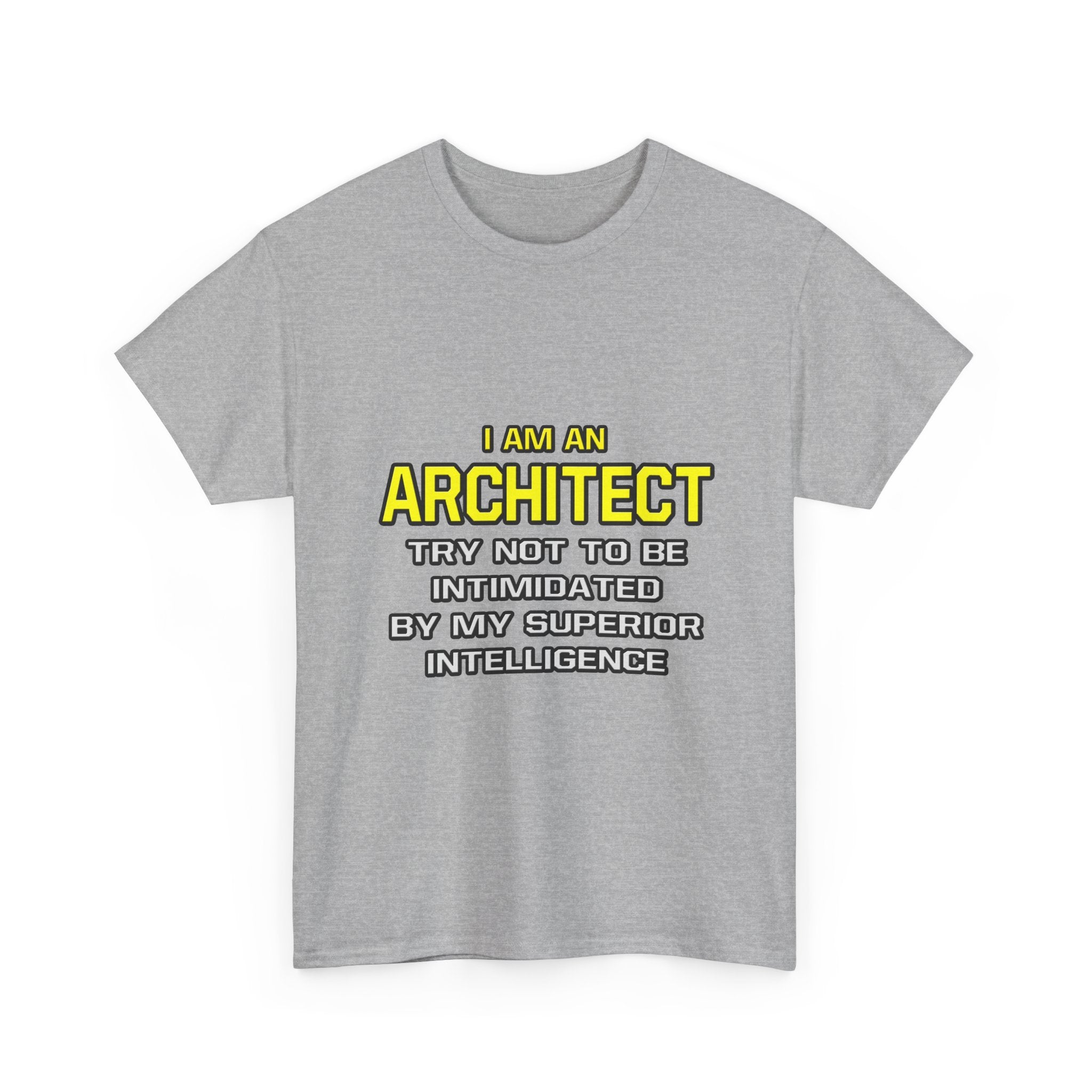 Architect...Superior Intelligence - Unisex Heavy Cotton Tee