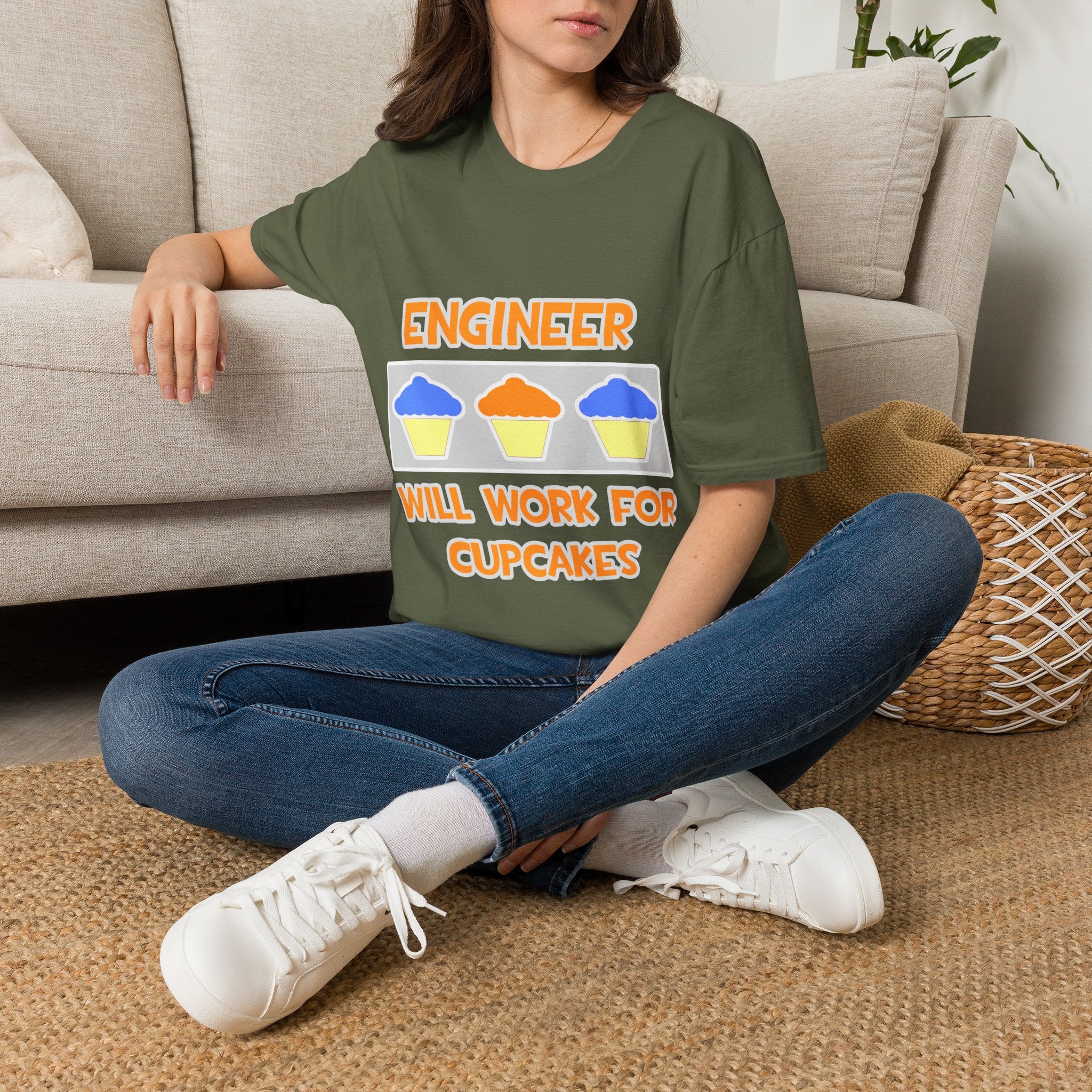 Engineer ... Will Work For Cupcakes - Unisex Softstyle T-Shirt