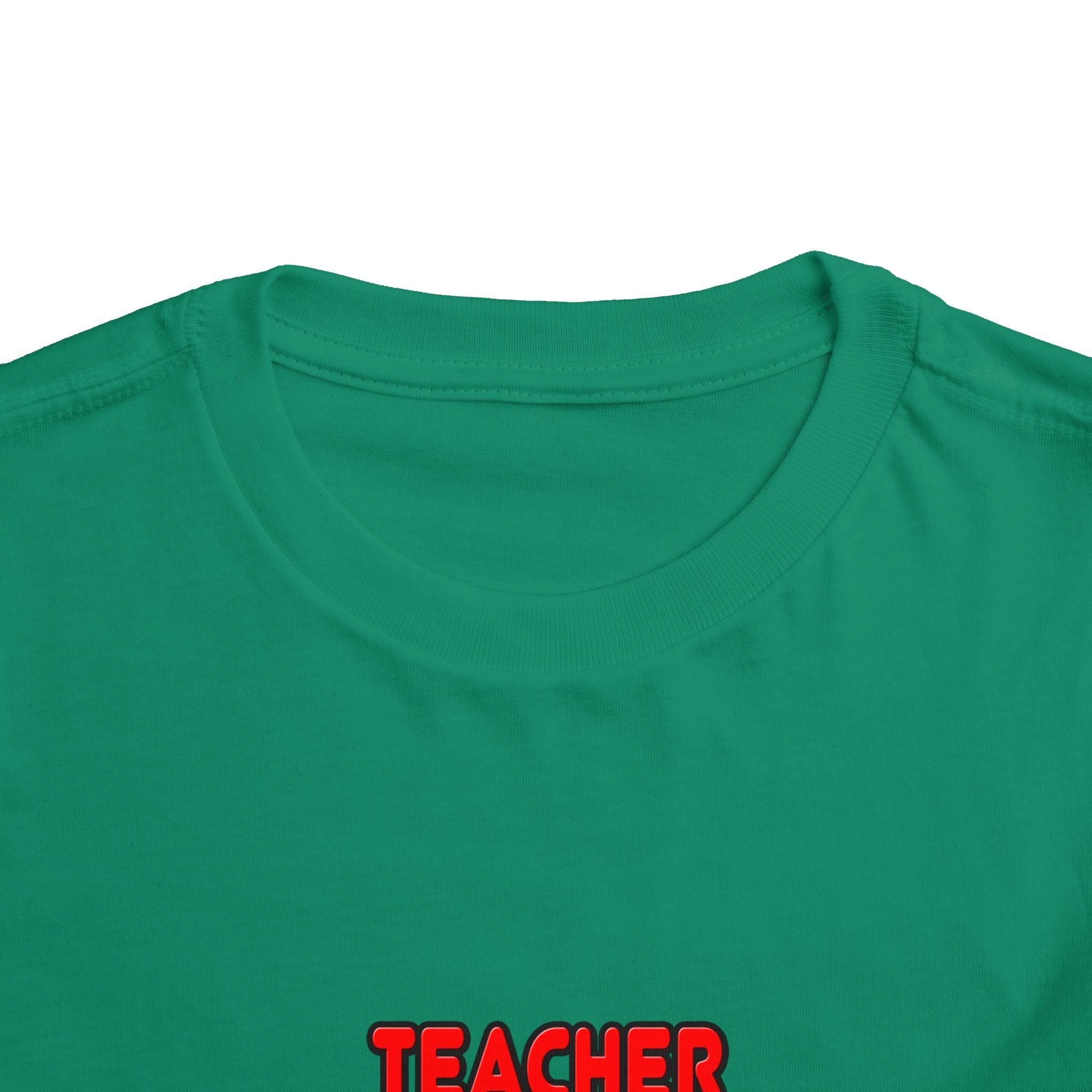 Rainbow Teacher - Toddler Short Sleeve Tee