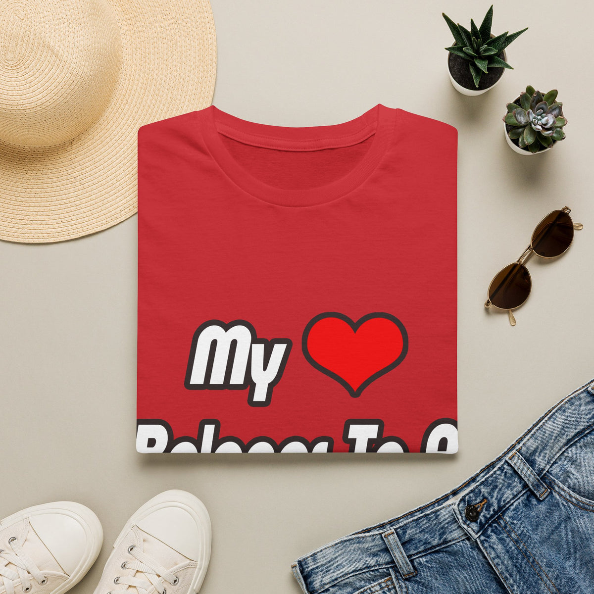 My Heart Belongs To A Teacher - Unisex Softstyle T-Shirt