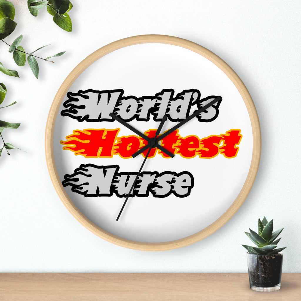 World's Hottest Nurse - Wall Clock