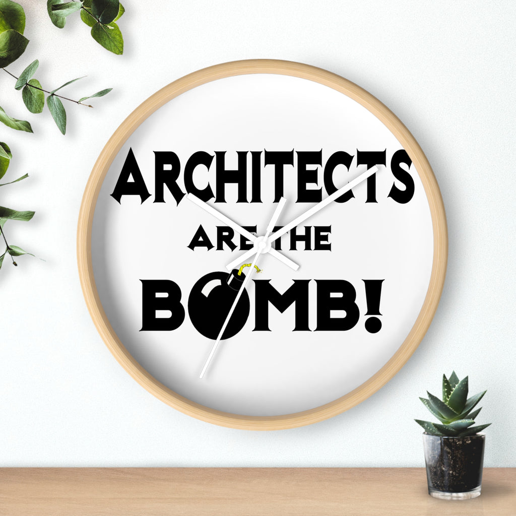 Architects Are The Bomb! - Wall Clock