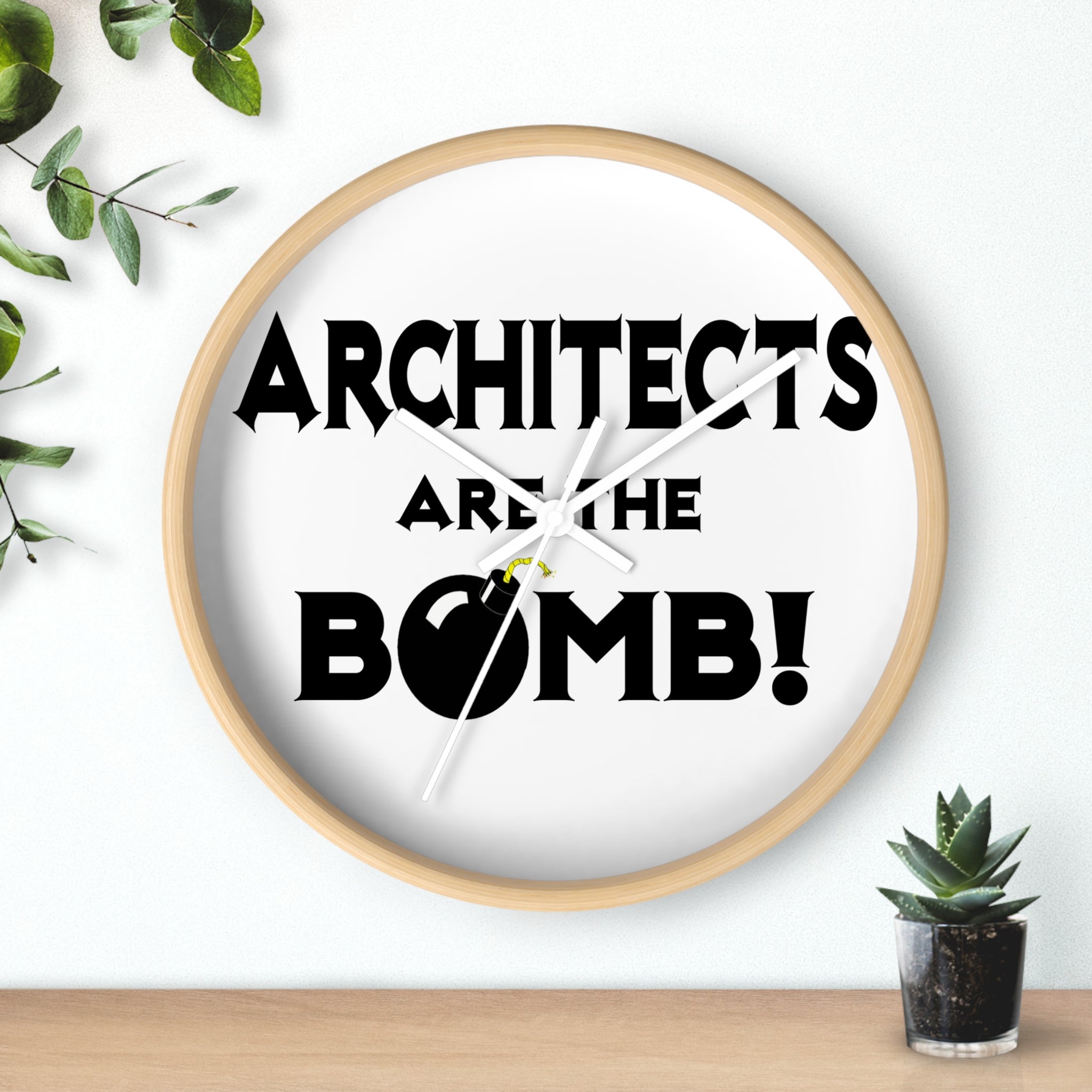 Architects Are The Bomb! - Wall Clock