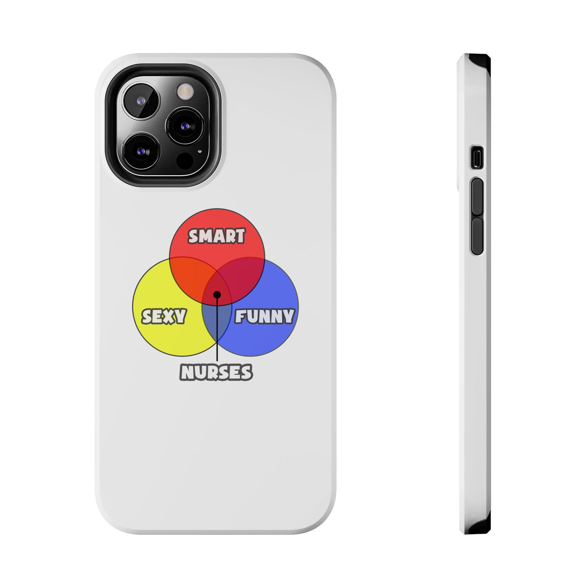 Venn Diagram .. Nurses - Tough Phone Cases
