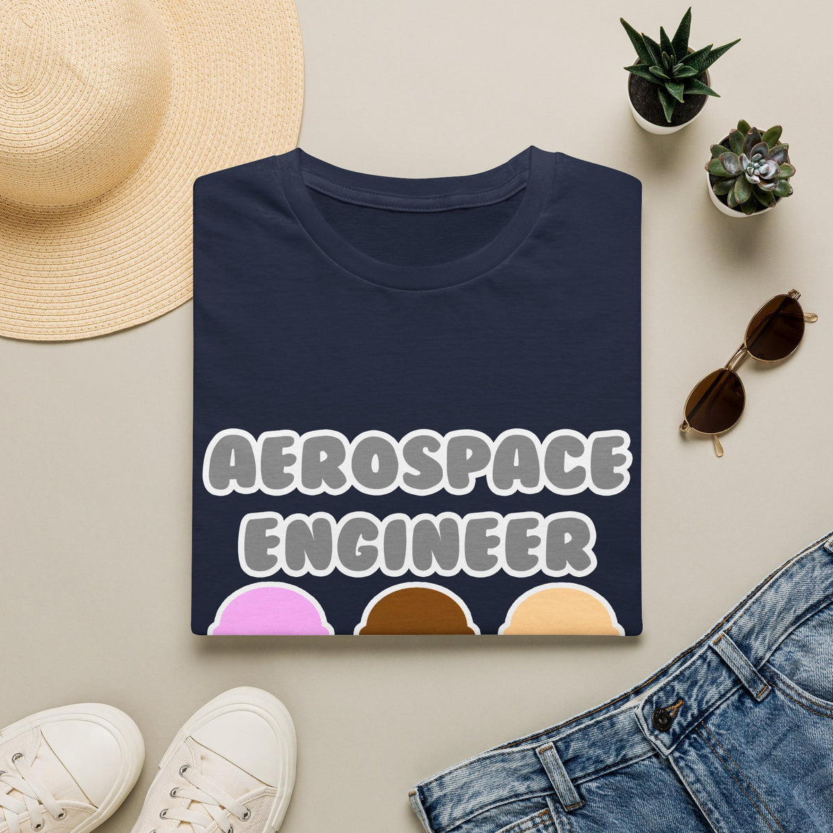 Aerospace Engineer ... Will Work For Ice Cream - Unisex Softstyle T-Shirt