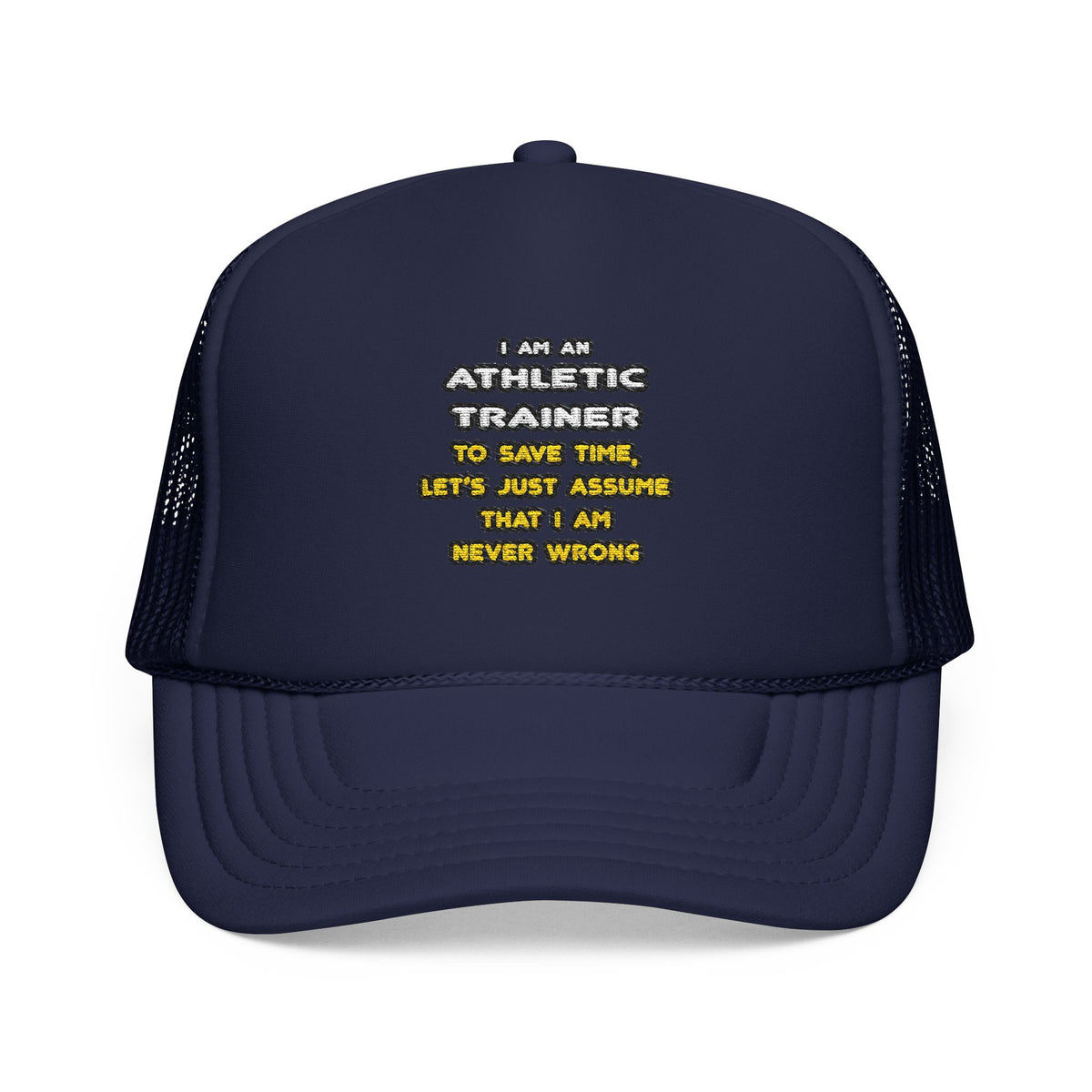 Funny Athletic Trainer T Shirts - Foam Trucker Hat