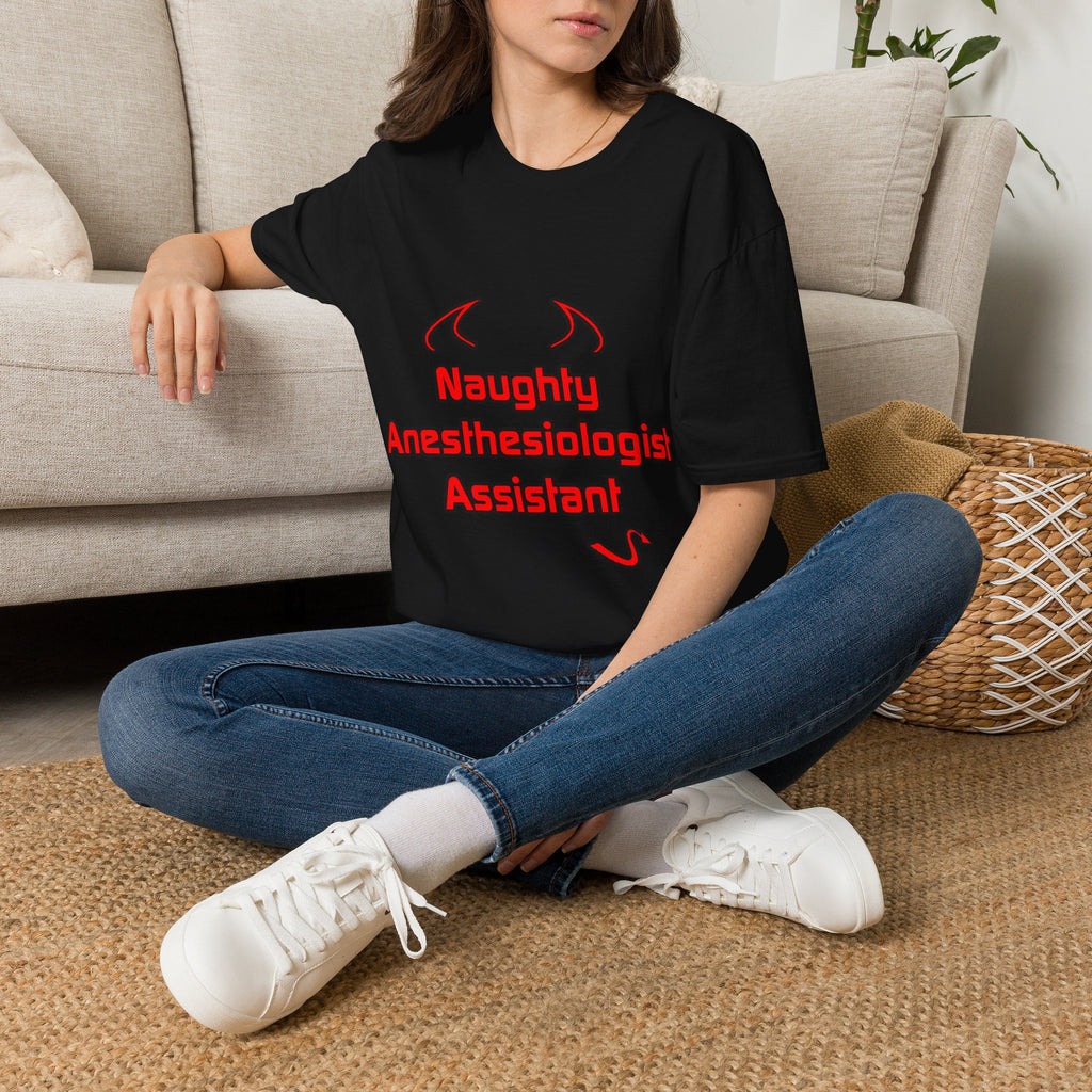 Naughty Anesthesiologist Assistant - Unisex Softstyle T-Shirt