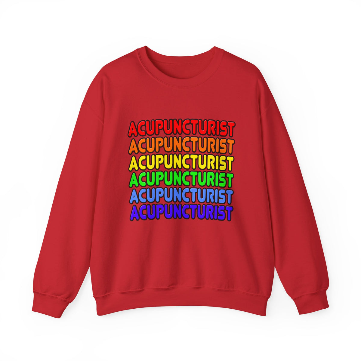 Rainbow Acupuncturist - Unisex Heavy Blend™ Crewneck Sweatshirt