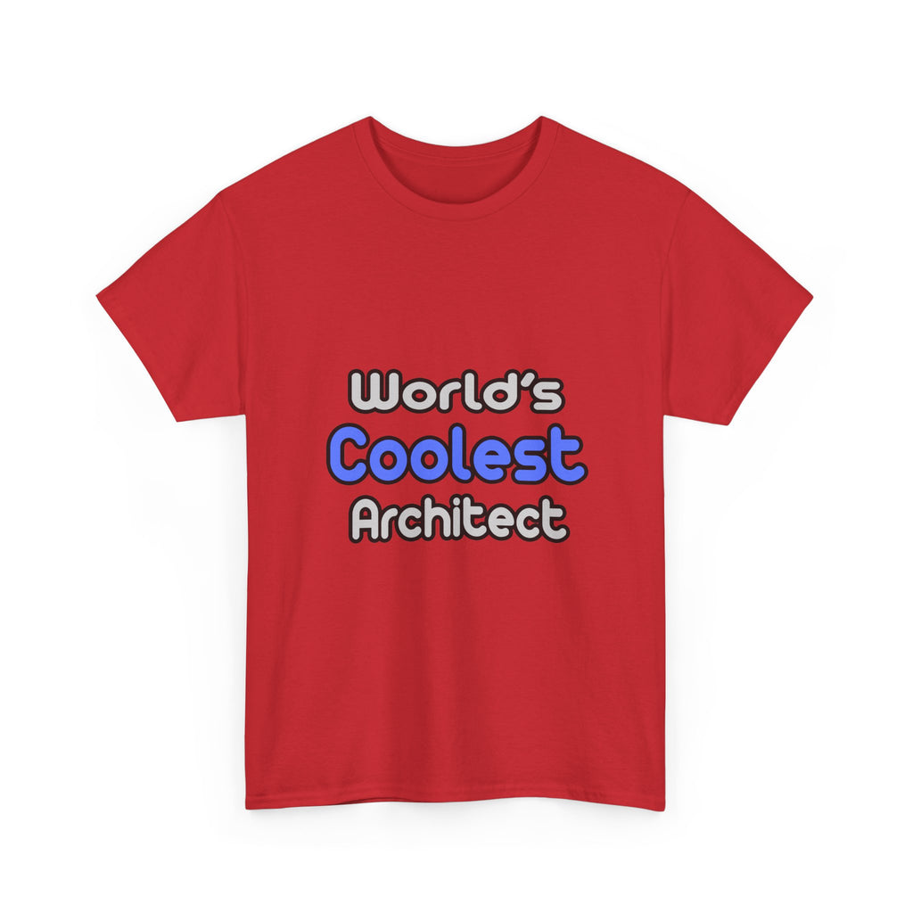 World's Coolest Architect - Unisex Heavy Cotton Tee