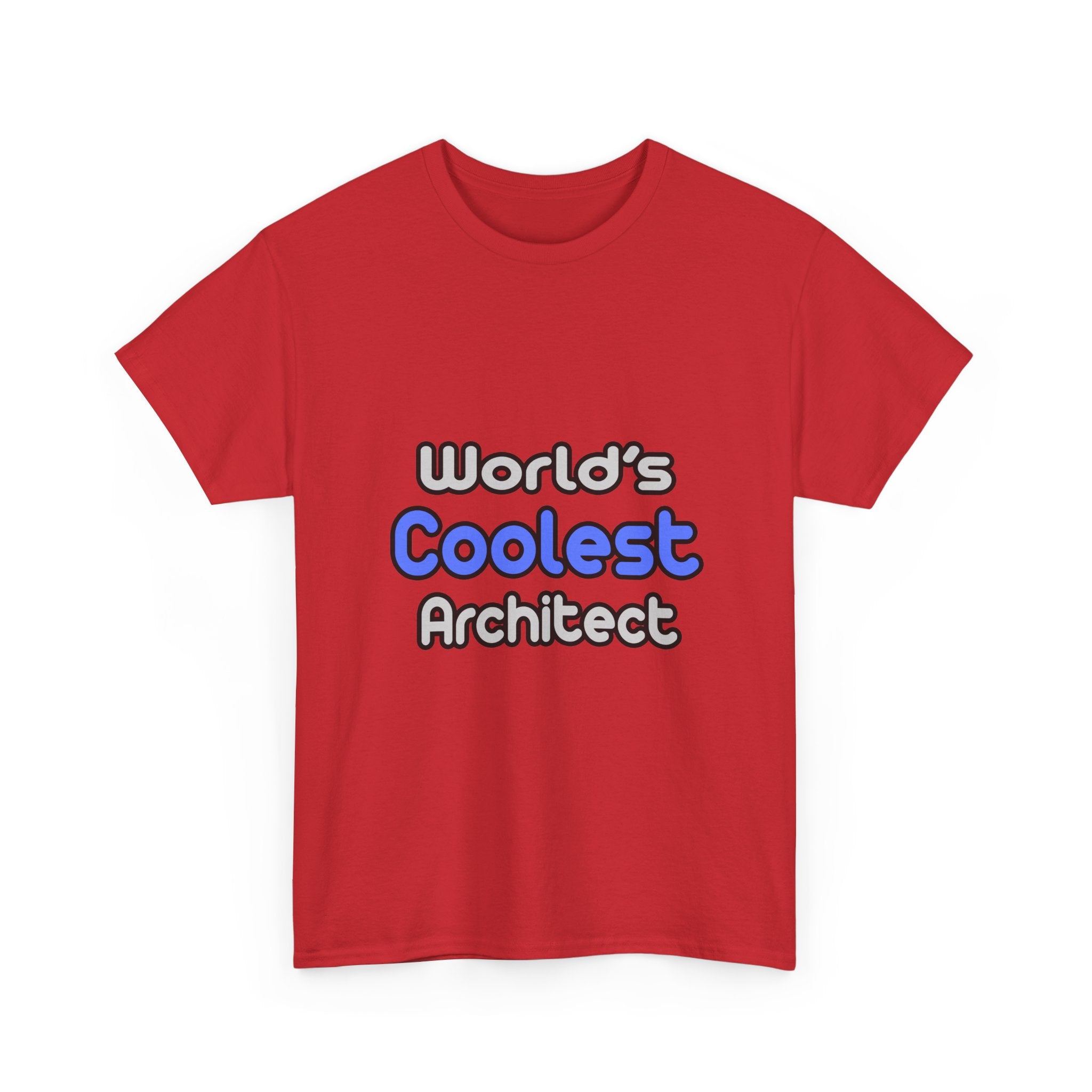 World's Coolest Architect - Unisex Heavy Cotton Tee