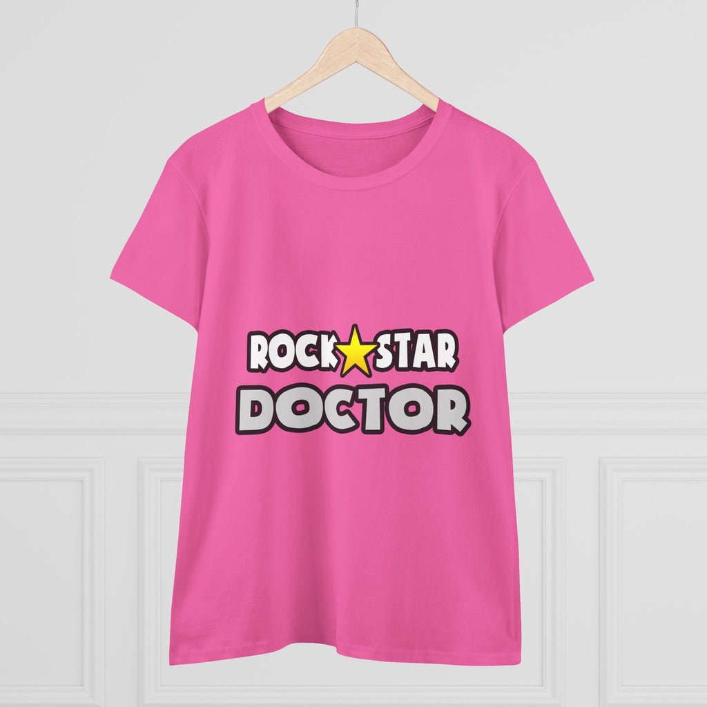 Rock Star Doctor (2) - Women's Midweight Cotton Tee