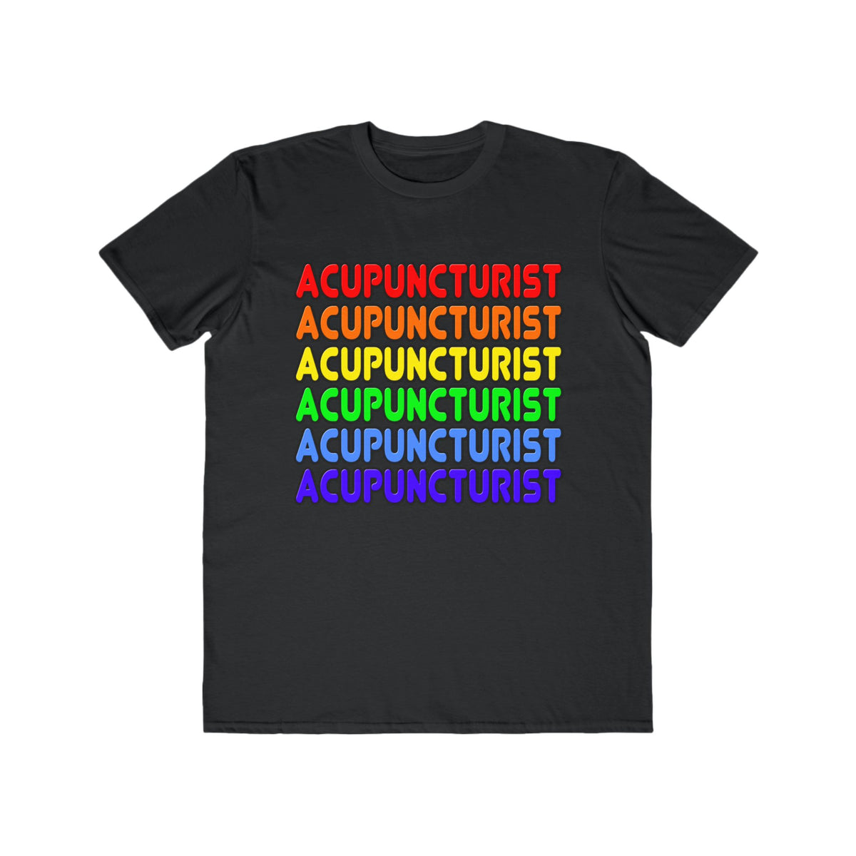 Rainbow Acupuncturist - Men's Lightweight Fashion Tee