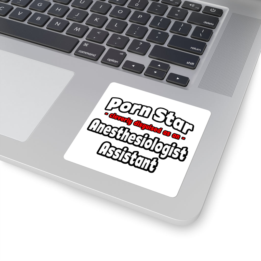 Porn Star .. Anesthesiologist Assistant - Square Stickers