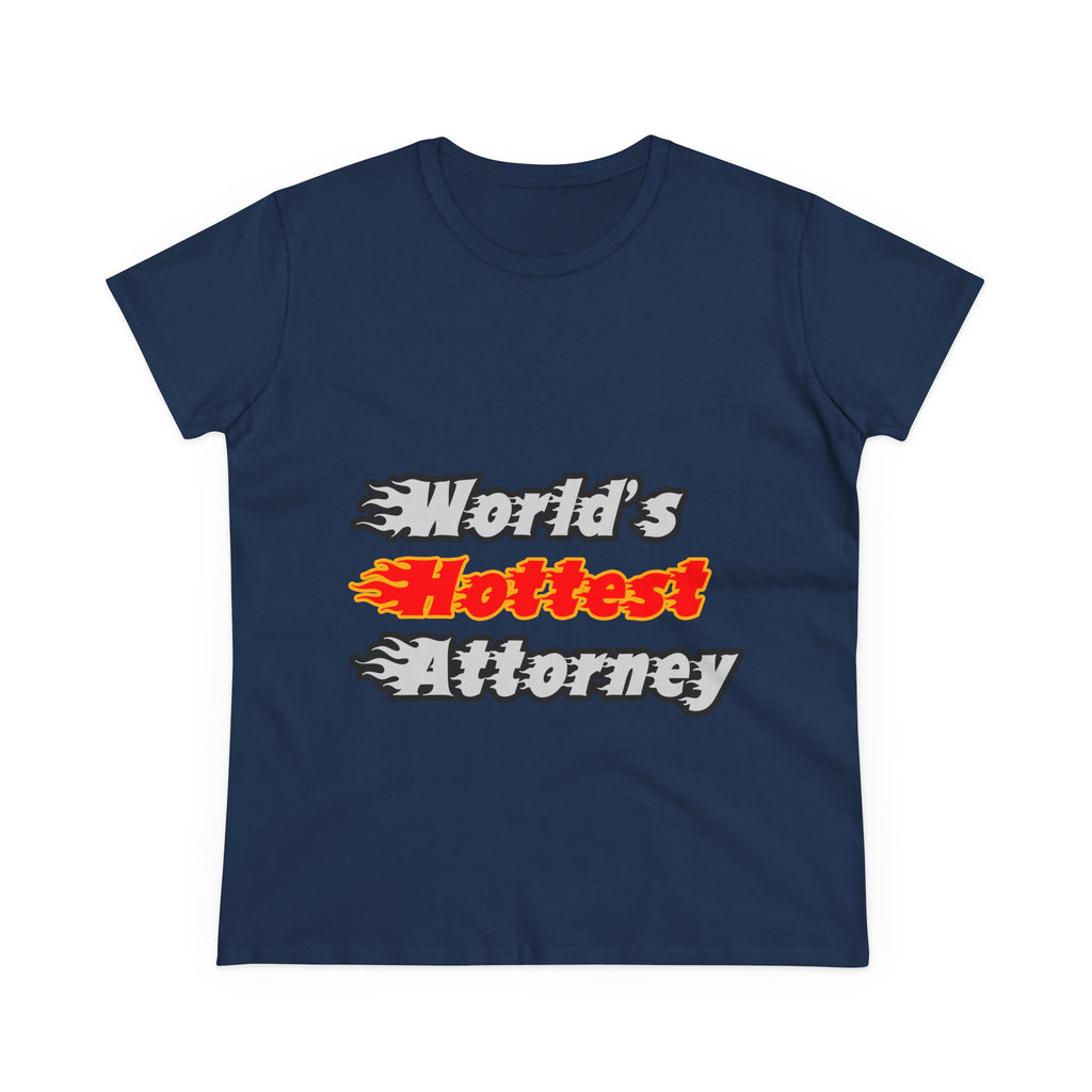 World's Hottest Attorney - Women's Midweight Cotton Tee
