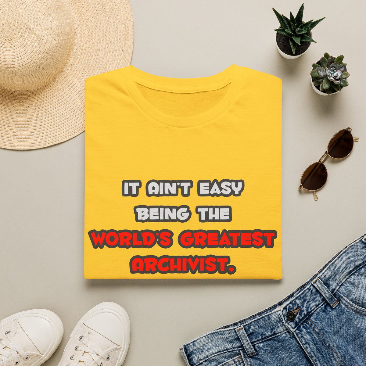 World's Greatest Archivist Joke - Unisex Softstyle T-Shirt