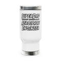 SuperDad...Aerospace Engineer - Stainless Steel Travel Mug with Handle, 14oz