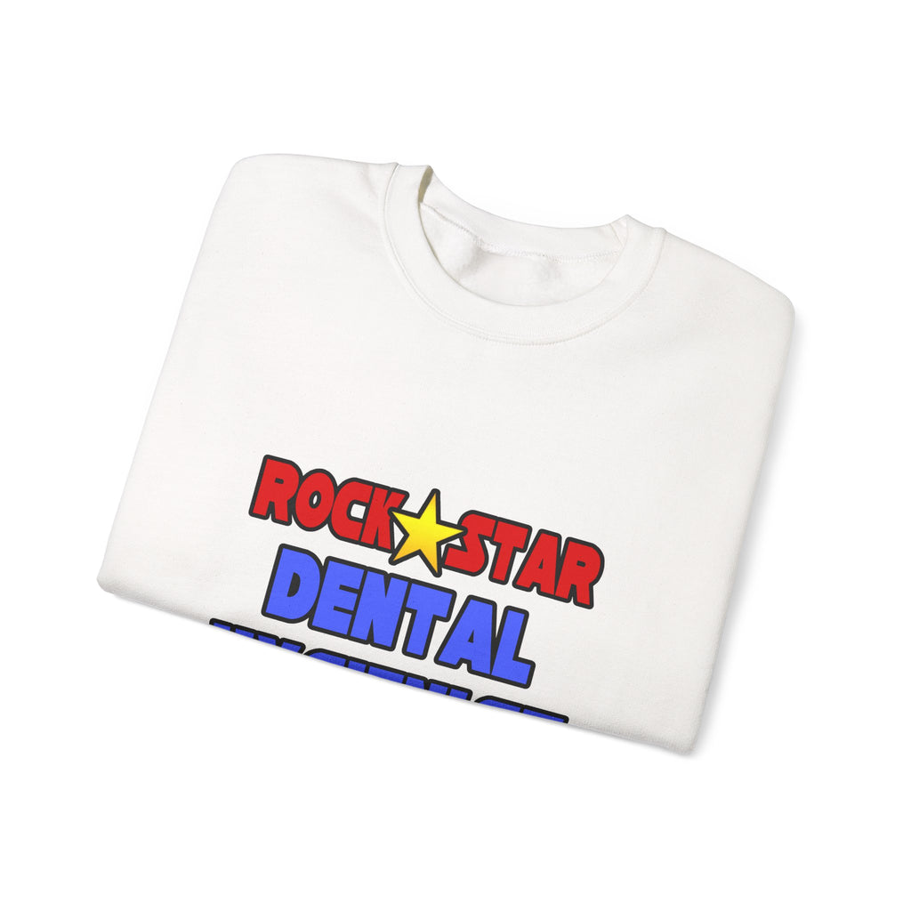 Rock Star Dental Hygienist - Unisex Heavy Blend™ Crewneck Sweatshirt