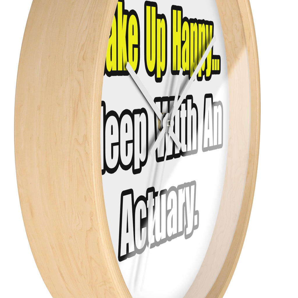 Sleep With an Actuary - Wall Clock