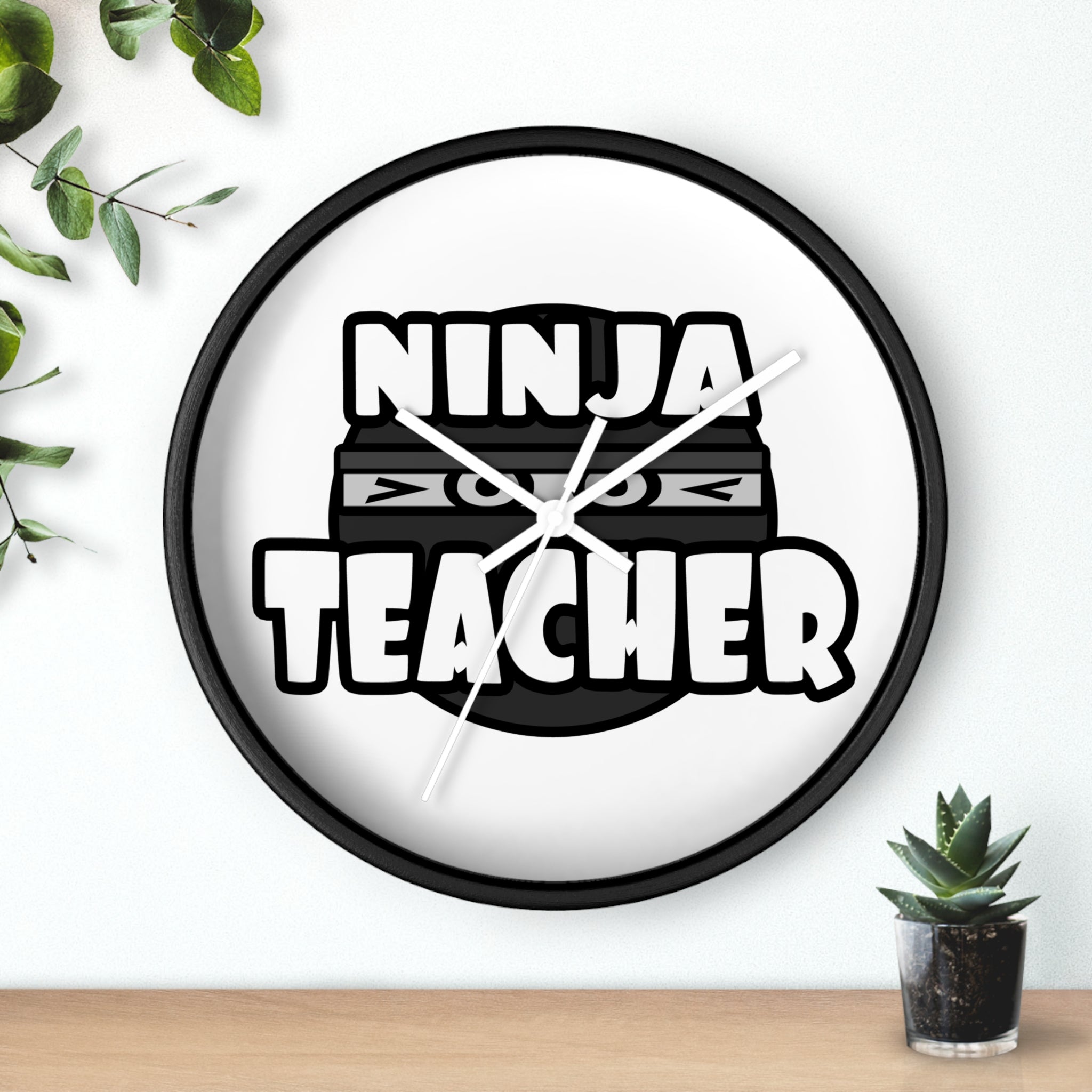 Ninja Teacher - Wall Clock