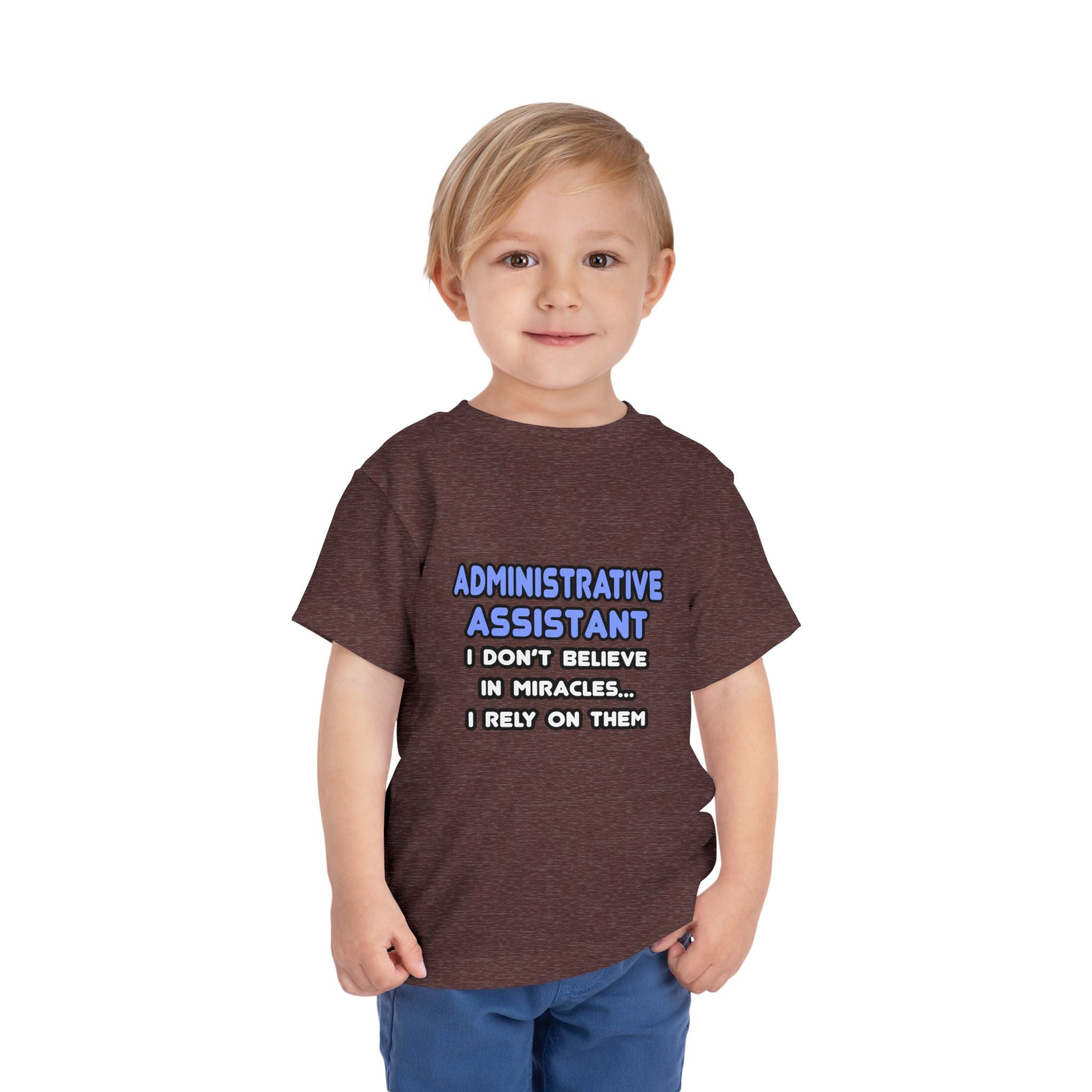 Miracles and Administrative Assistants - Toddler Short Sleeve Tee