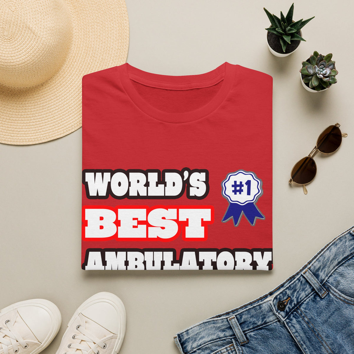 World's Best Ambulatory Care Nurse - Unisex Softstyle T-Shirt