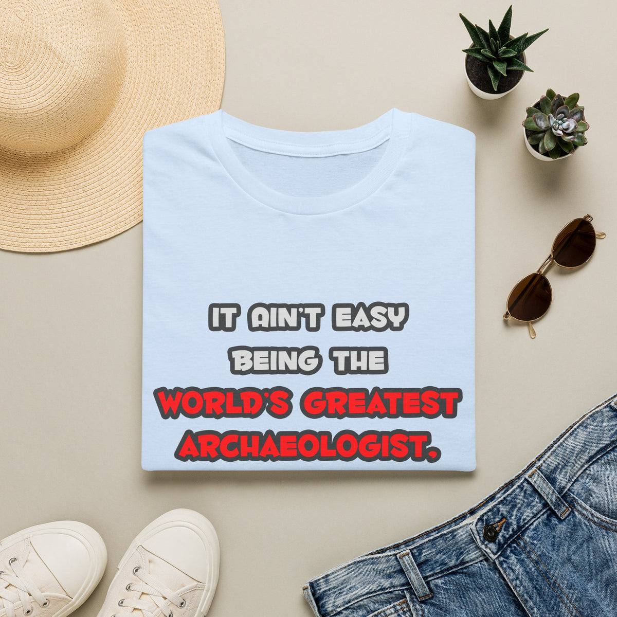 World's Greatest Archaeologist Joke - Unisex Softstyle T-Shirt