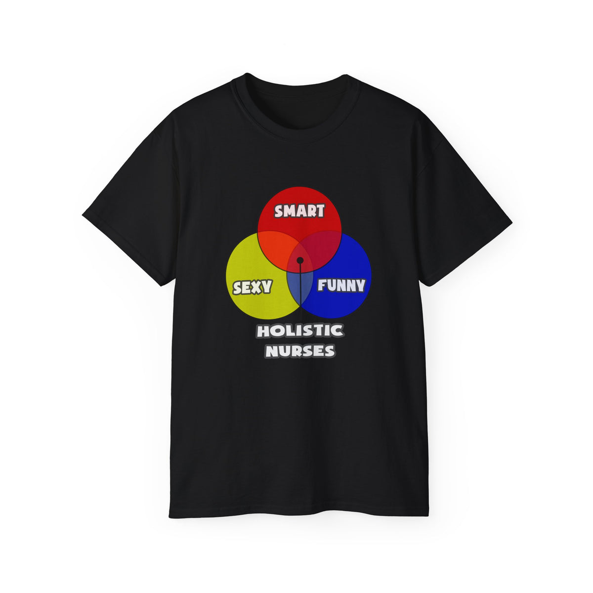 Venn Diagram .. Holistic Nurses - Unisex Ultra Cotton Tee