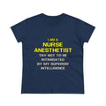 Nurse Anesthetist...Superior Intelligence - Women's Midweight Cotton Tee