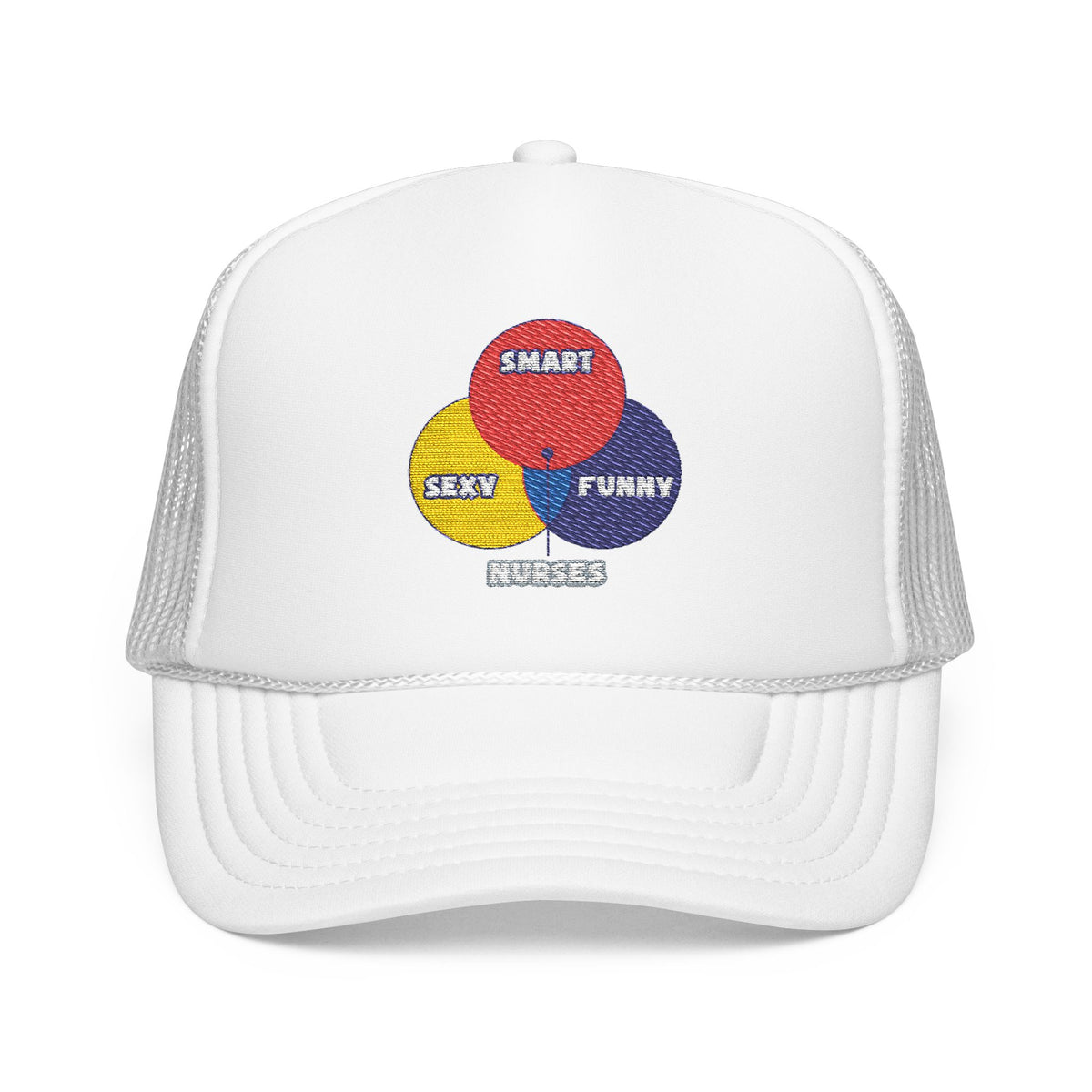 Venn Diagram .. Nurses - Foam Trucker Hat