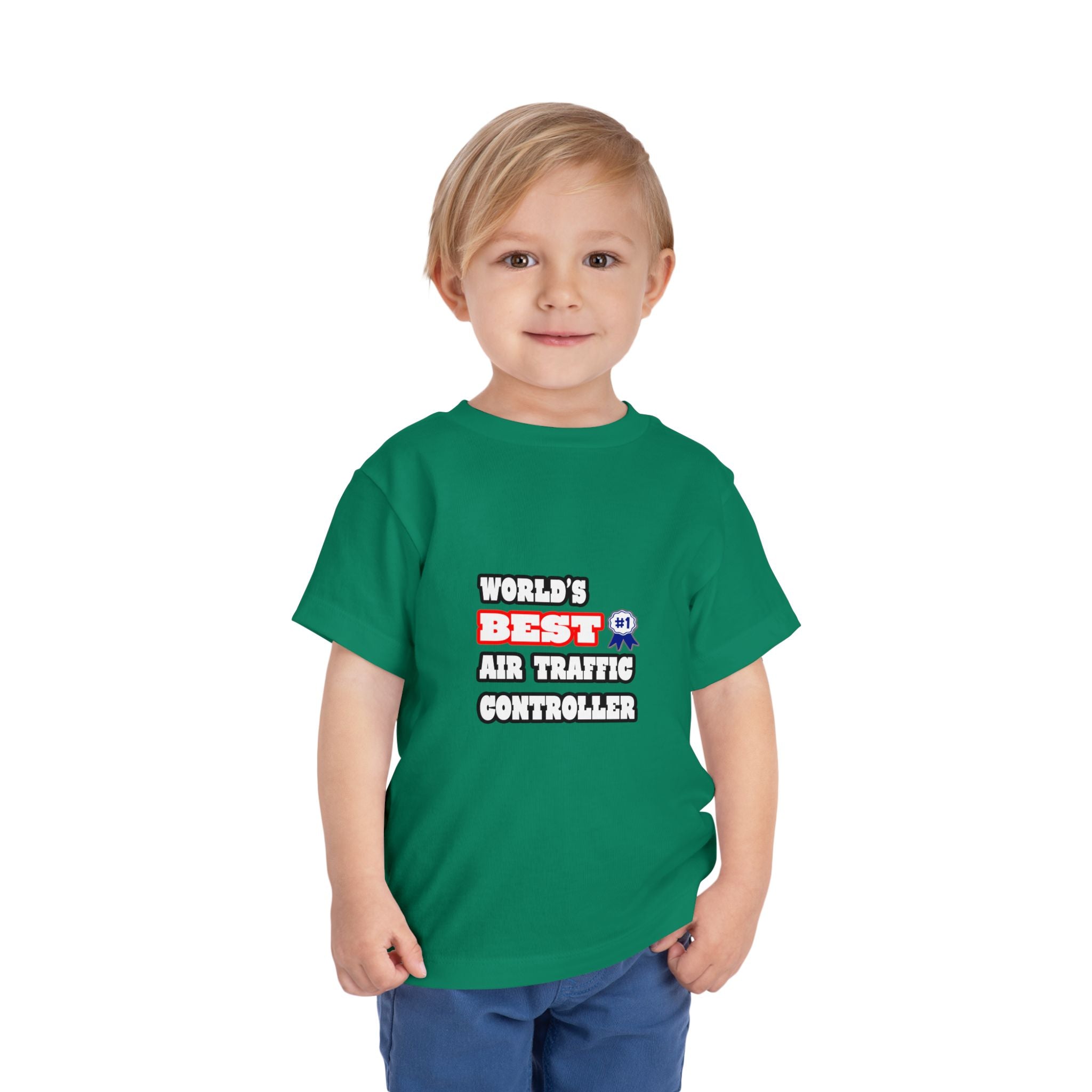 World's Best Air Traffic Controller - Toddler Short Sleeve Tee