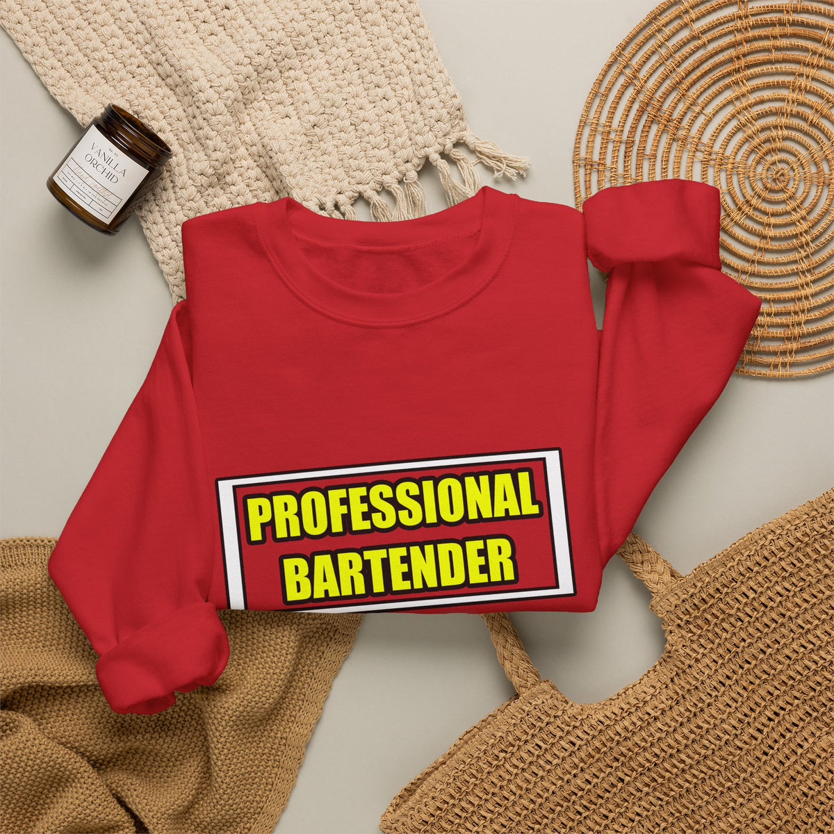 Professional Bartender...Don't Try This At Home - Unisex Heavy Blend™ Crewneck Sweatshirt
