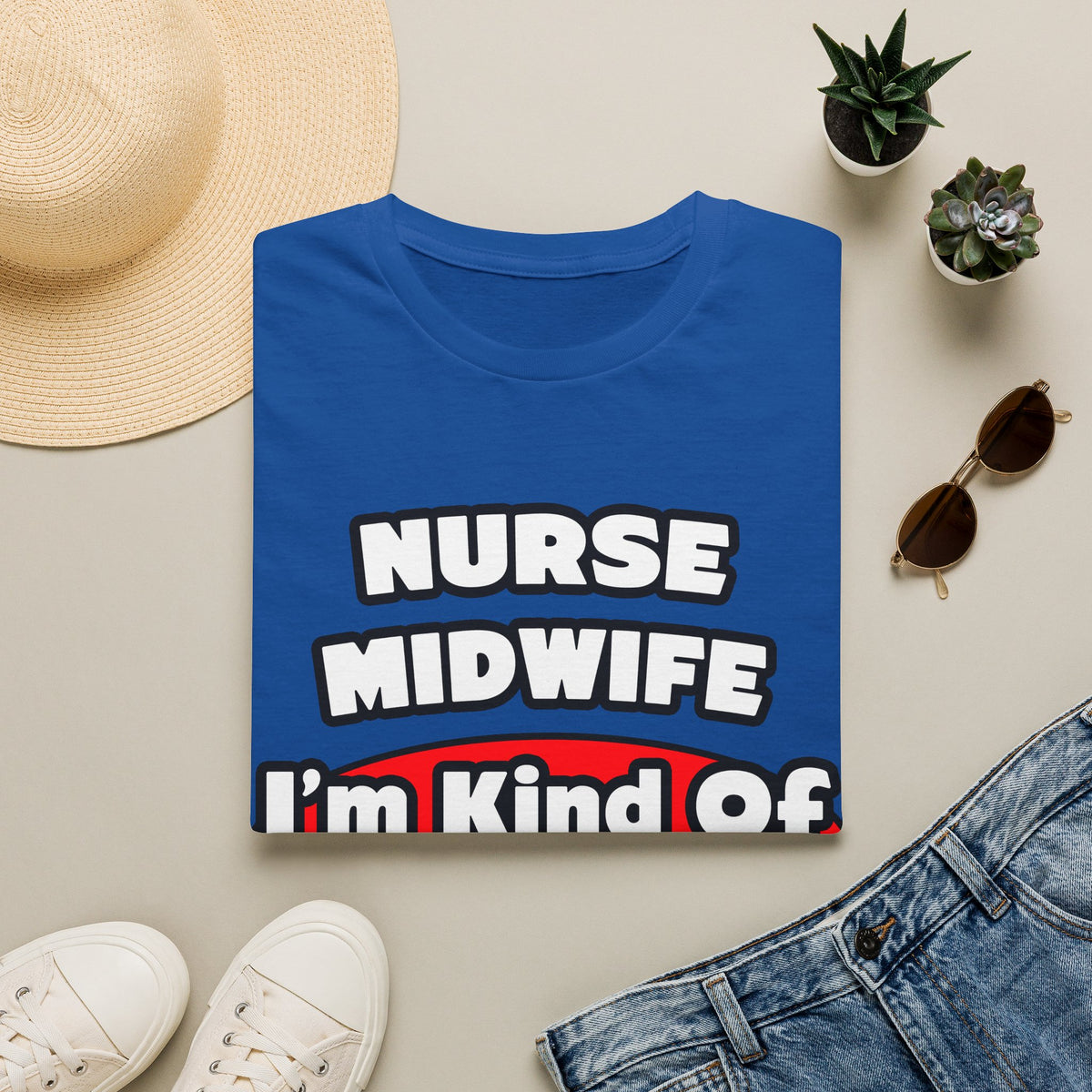 Nurse Midwife .. Big Deal - Unisex Softstyle T-Shirt