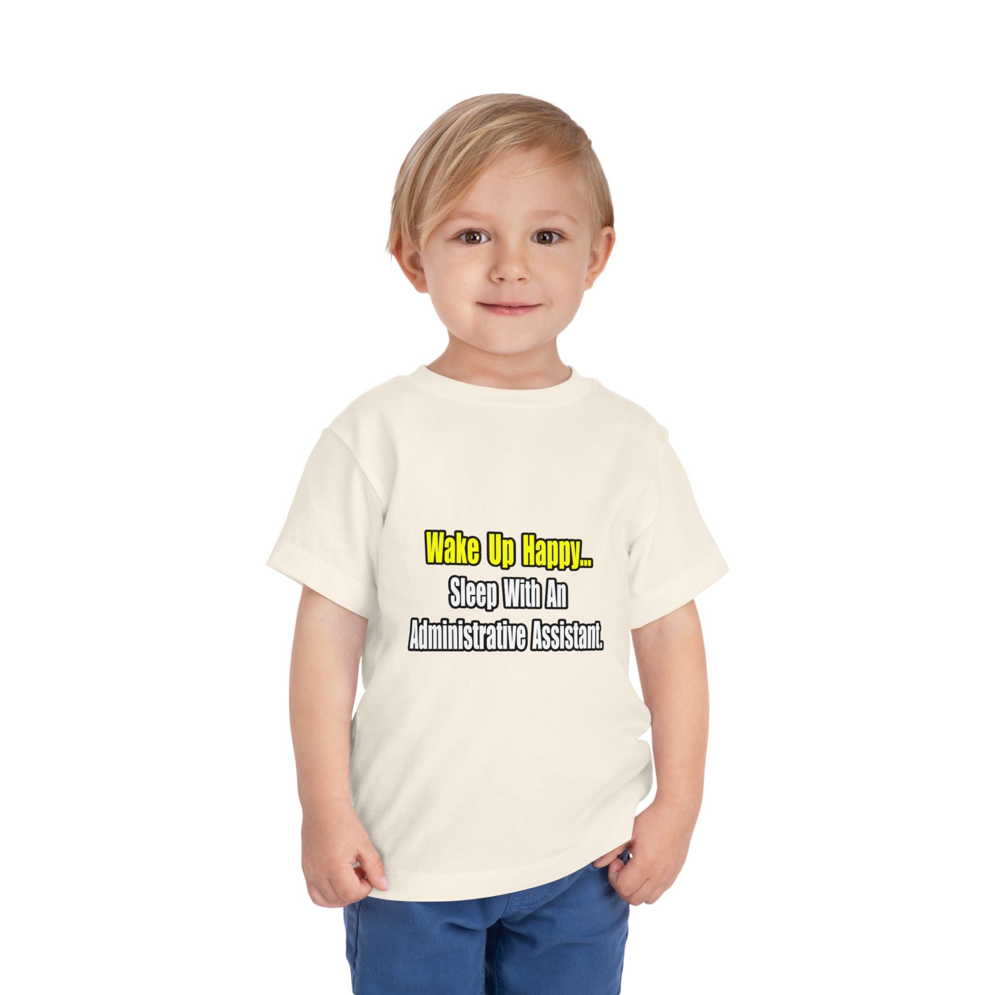 Sleep With An Administrative Assistant - Toddler Short Sleeve Tee