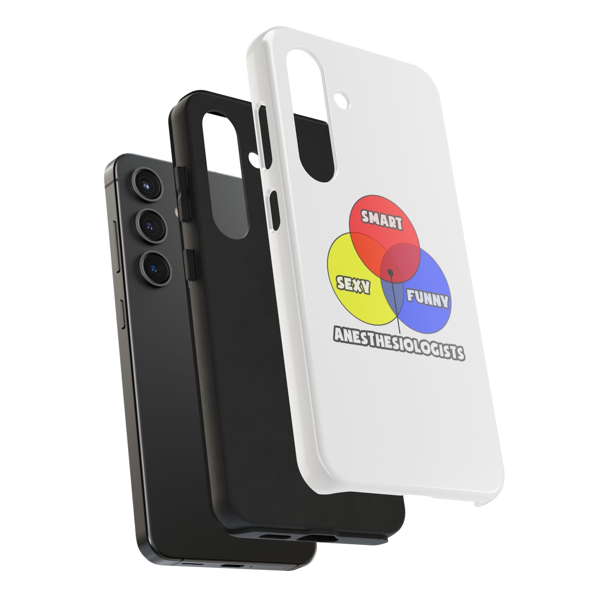 Venn Diagram .. Anesthesiologists - Tough Phone Cases