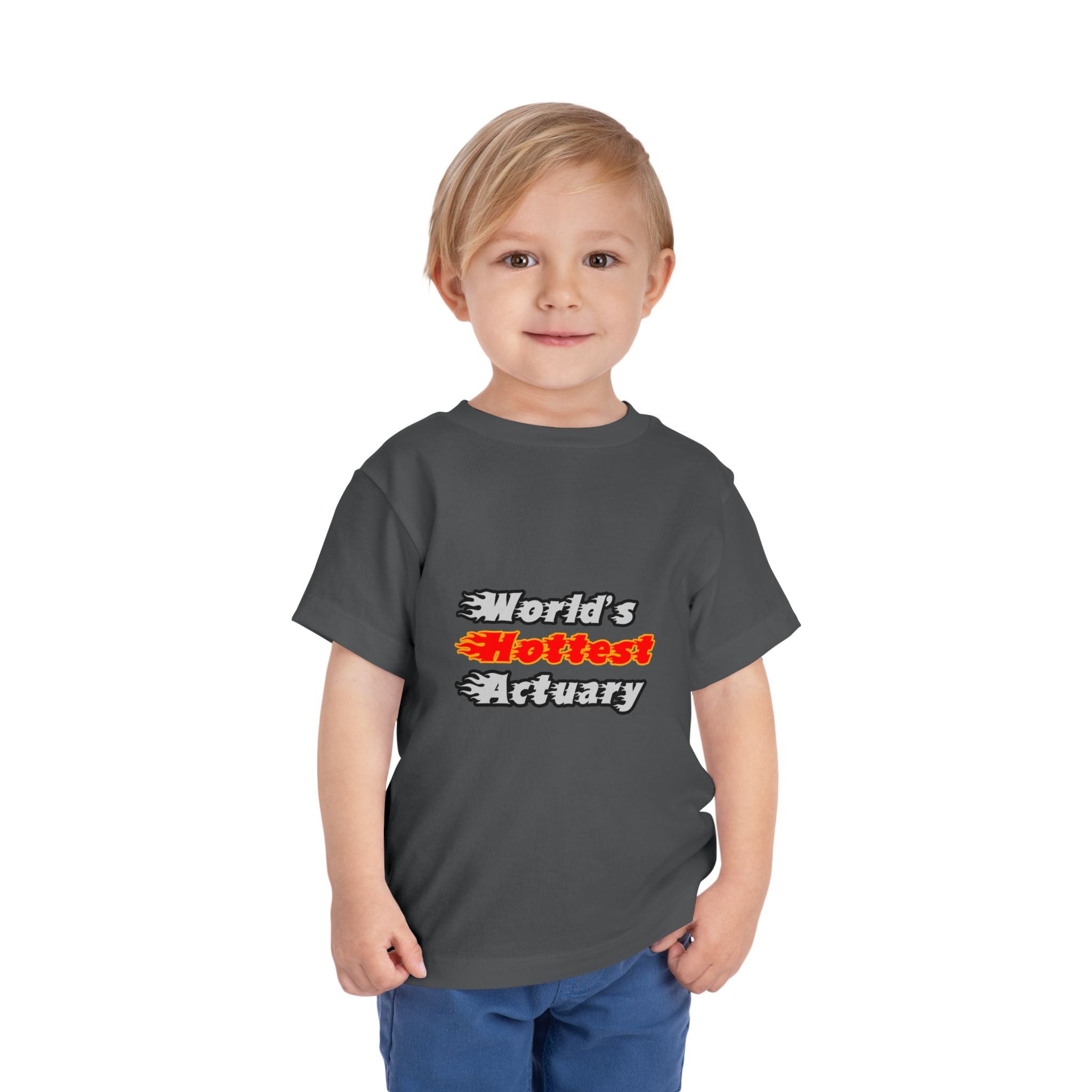 World's Hottest Actuary - Toddler Short Sleeve Tee