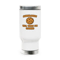 Audiologist .. Will Work for Cookies - Stainless Steel Travel Mug with Handle, 14oz
