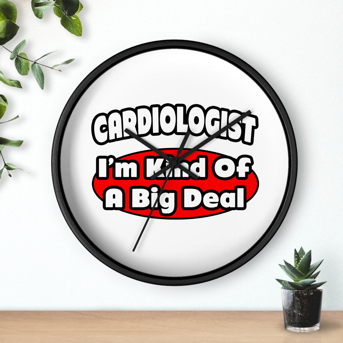 Cardiologist...Big Deal (2) - Wall Clock