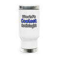 World's Coolest Audiologist - Stainless Steel Travel Mug with Handle, 14oz