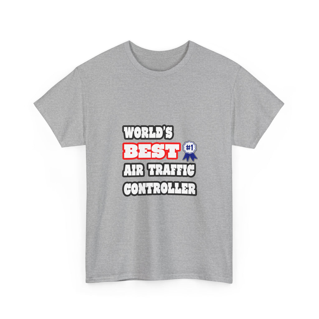 World's Best Air Traffic Controller - Unisex Heavy Cotton Tee