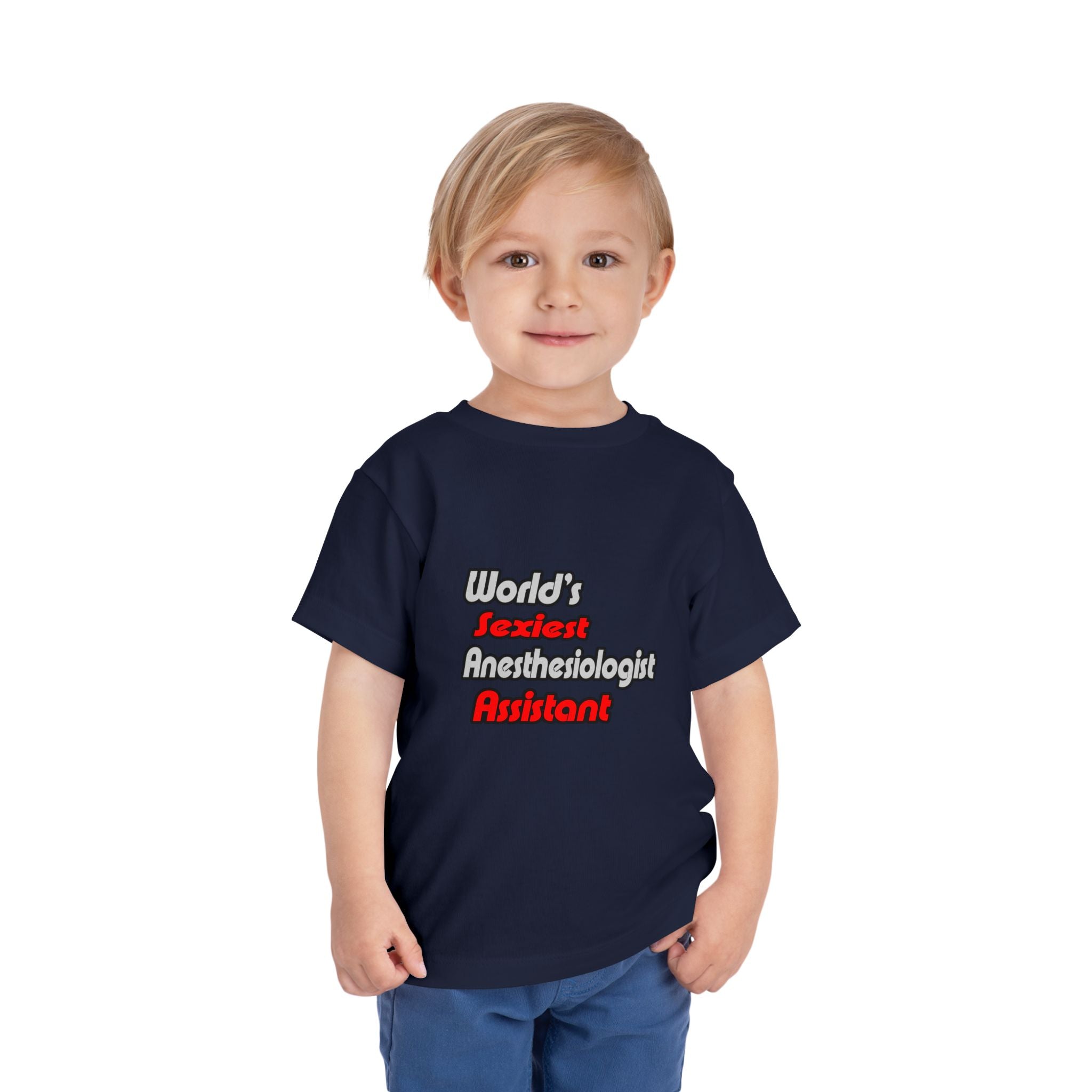 World's Sexiest Anesthesiologist Assistant - Toddler Short Sleeve Tee