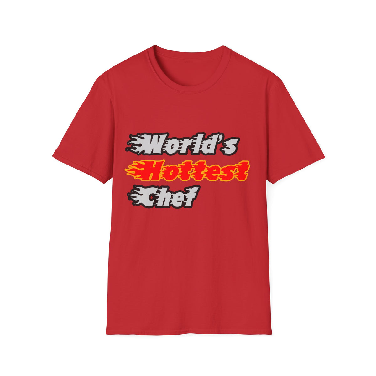 World's Hottest Chef - Unisex Softstyle T-Shirt