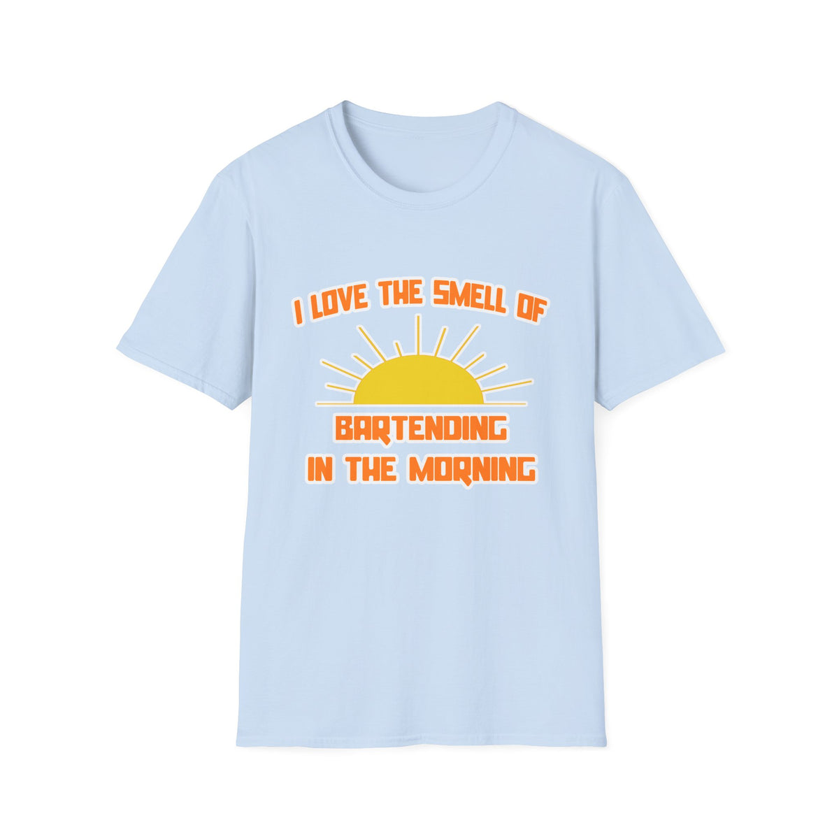 Smell of Bartending in the Morning - Unisex Softstyle T-Shirt
