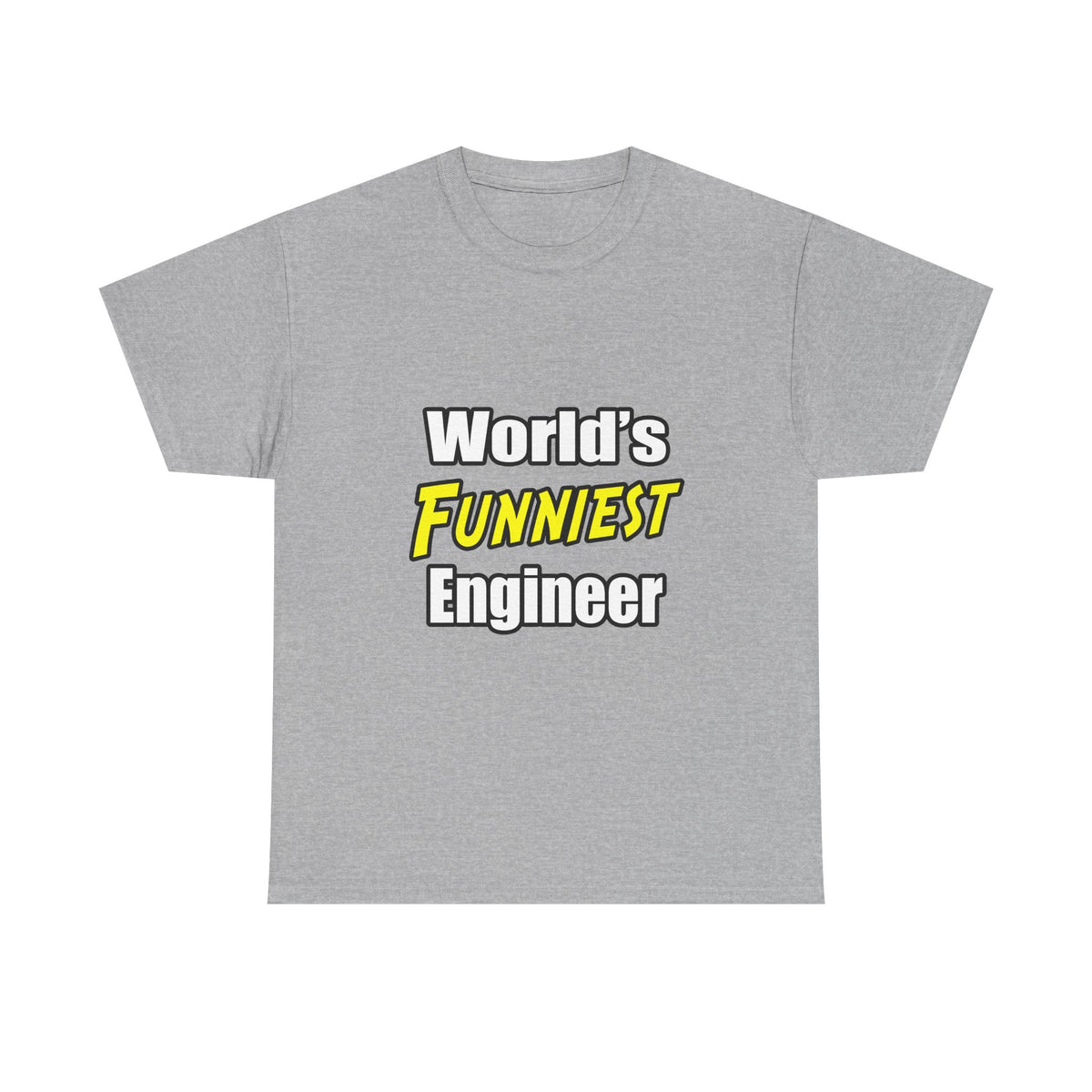 World's Funniest Engineer - Unisex Heavy Cotton Tee