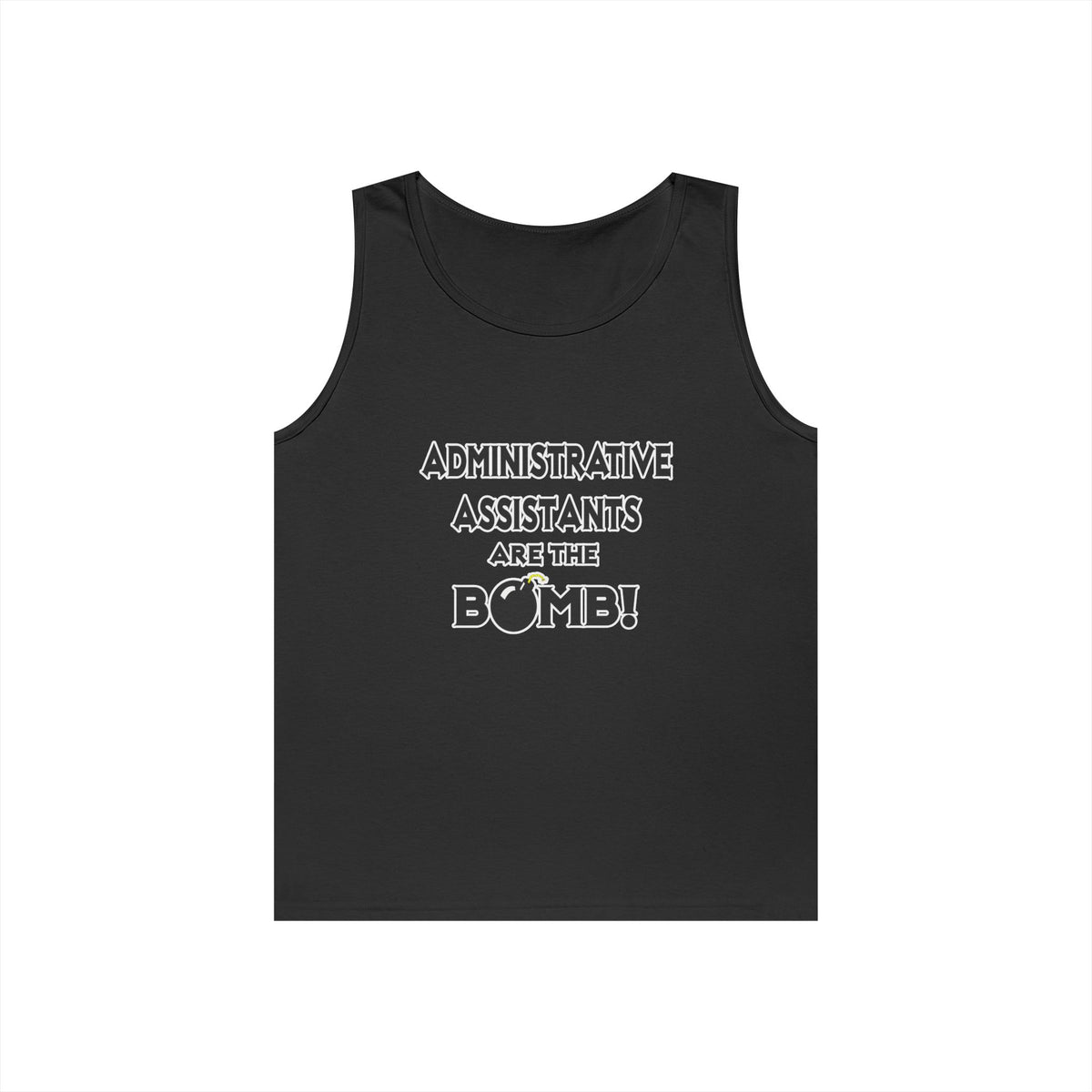 Administrative Assistants Are The Bomb! (2) - Unisex Heavy Cotton Tank Top
