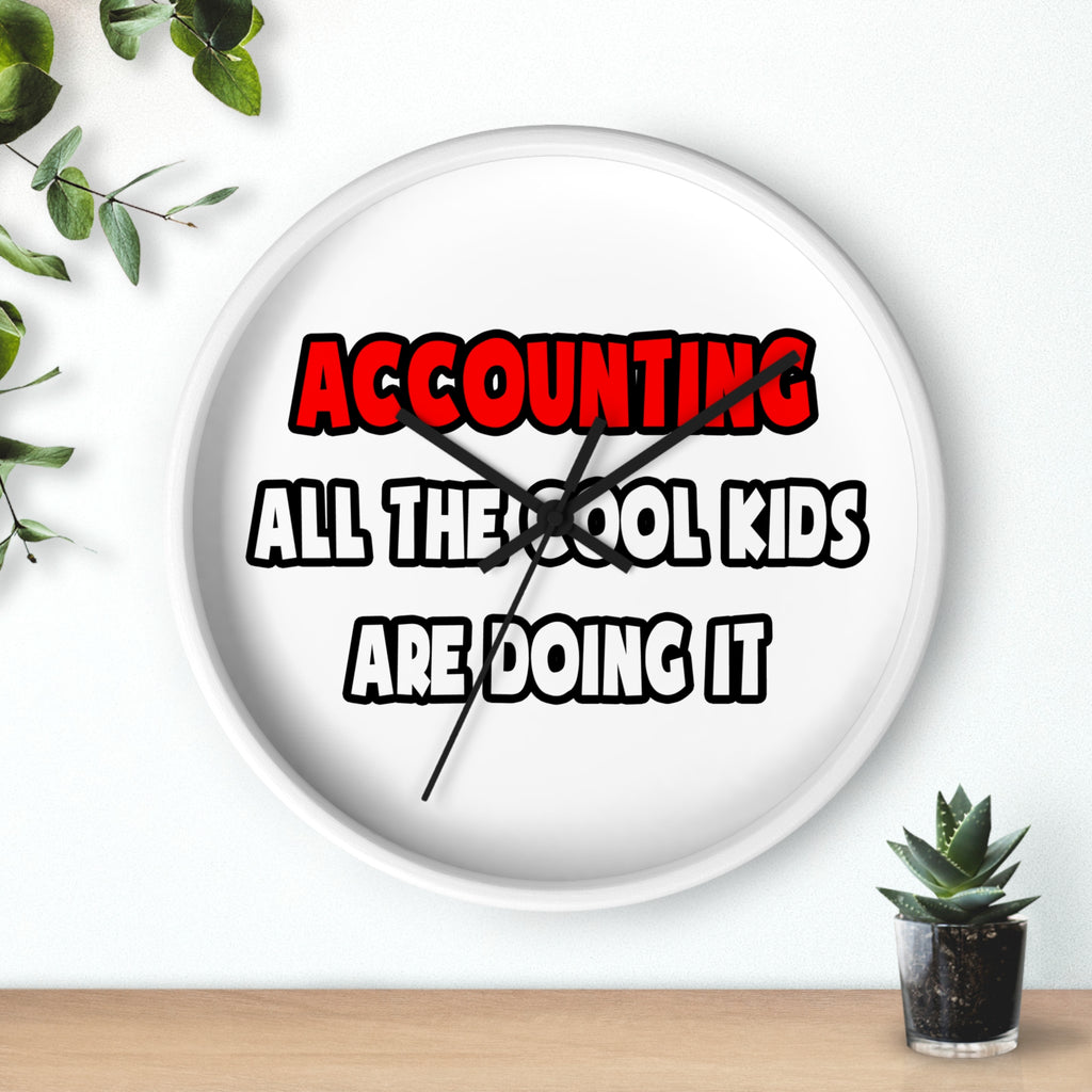 Funny Accountant Shirts and Gifts - Wall Clock