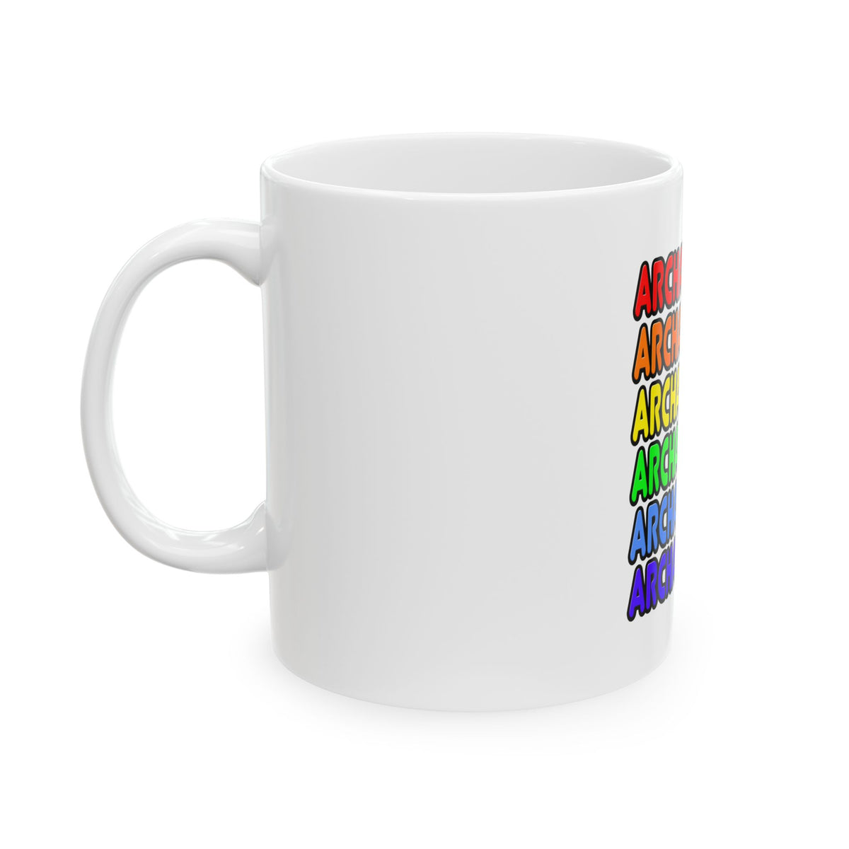 Rainbow Archaeologist - Ceramic Mug, (11oz, 15oz)