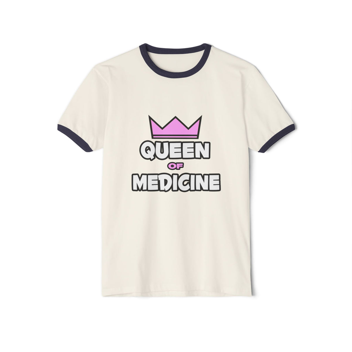 Queen of Medicine - Unisex Cotton Ringer T-Shirt