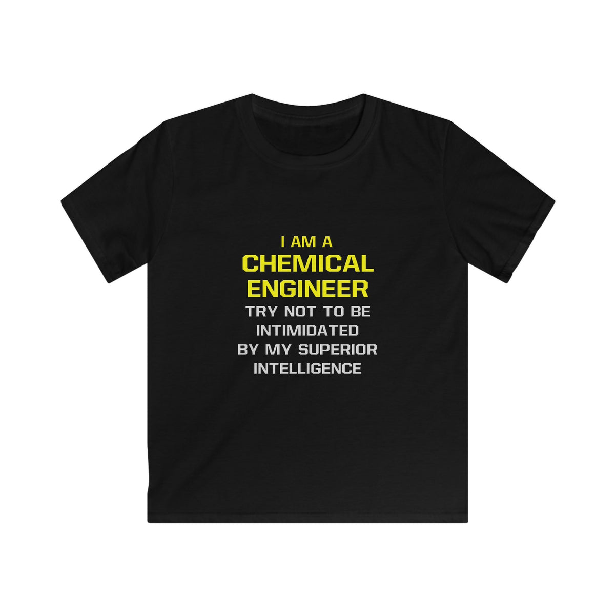 Chemical Engineer...Superior Intelligence - Kids Softstyle Tee