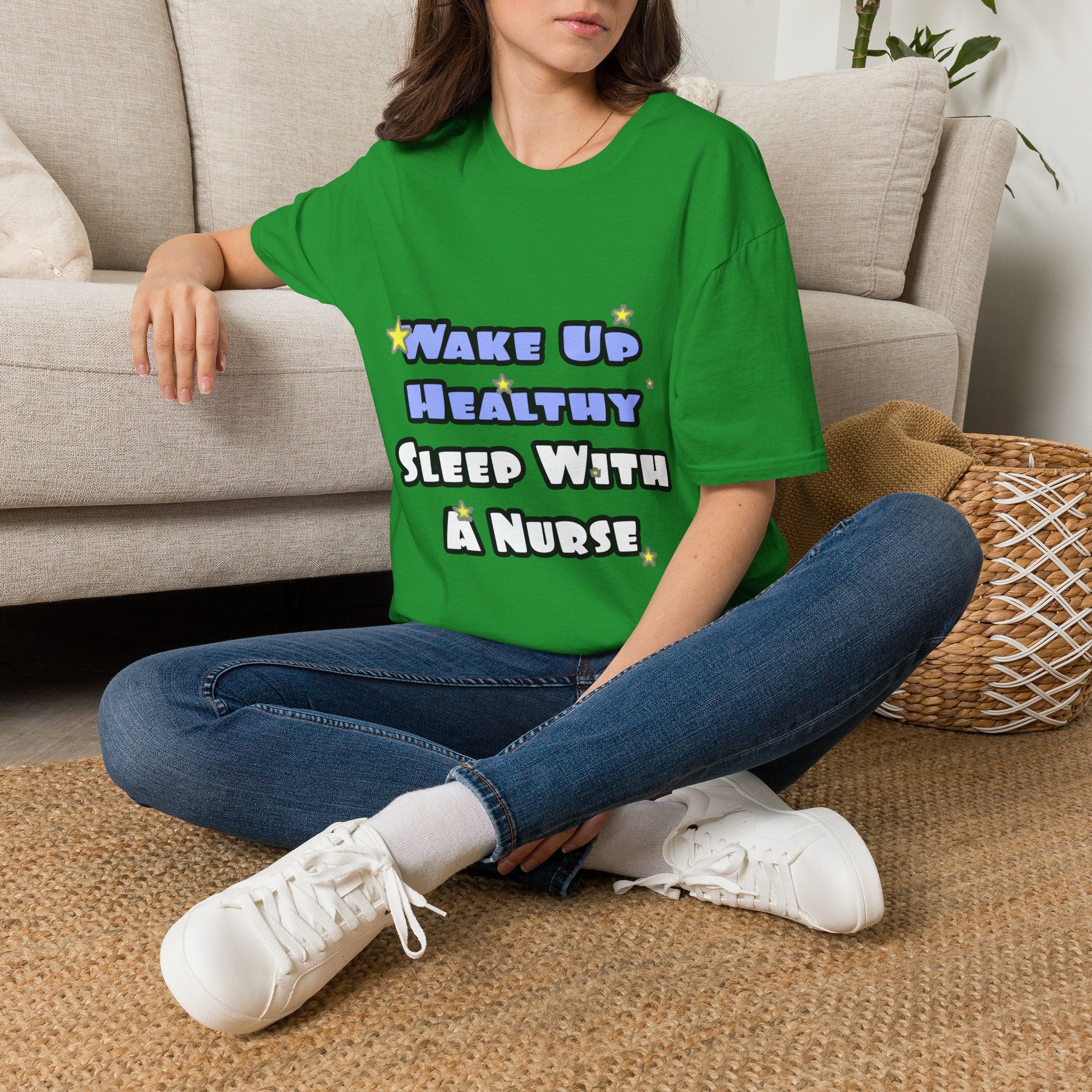 Wake Up Healthy...Sleep With a Nurse - Unisex Softstyle T-Shirt